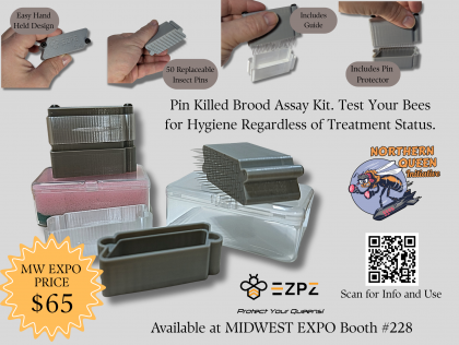 26' MIDWEST EXPO EZPZ Pin Test for Hygiene
